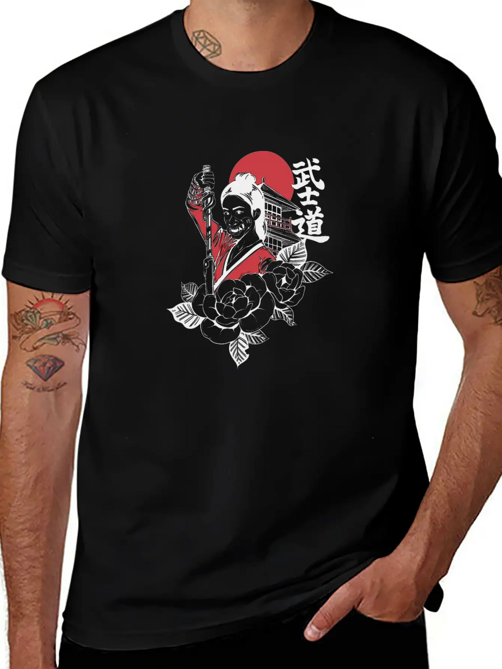 Bushido Cyberpunk Samurai Girl Modern Fit Casual T-Shirt – Clean And Versatile Design