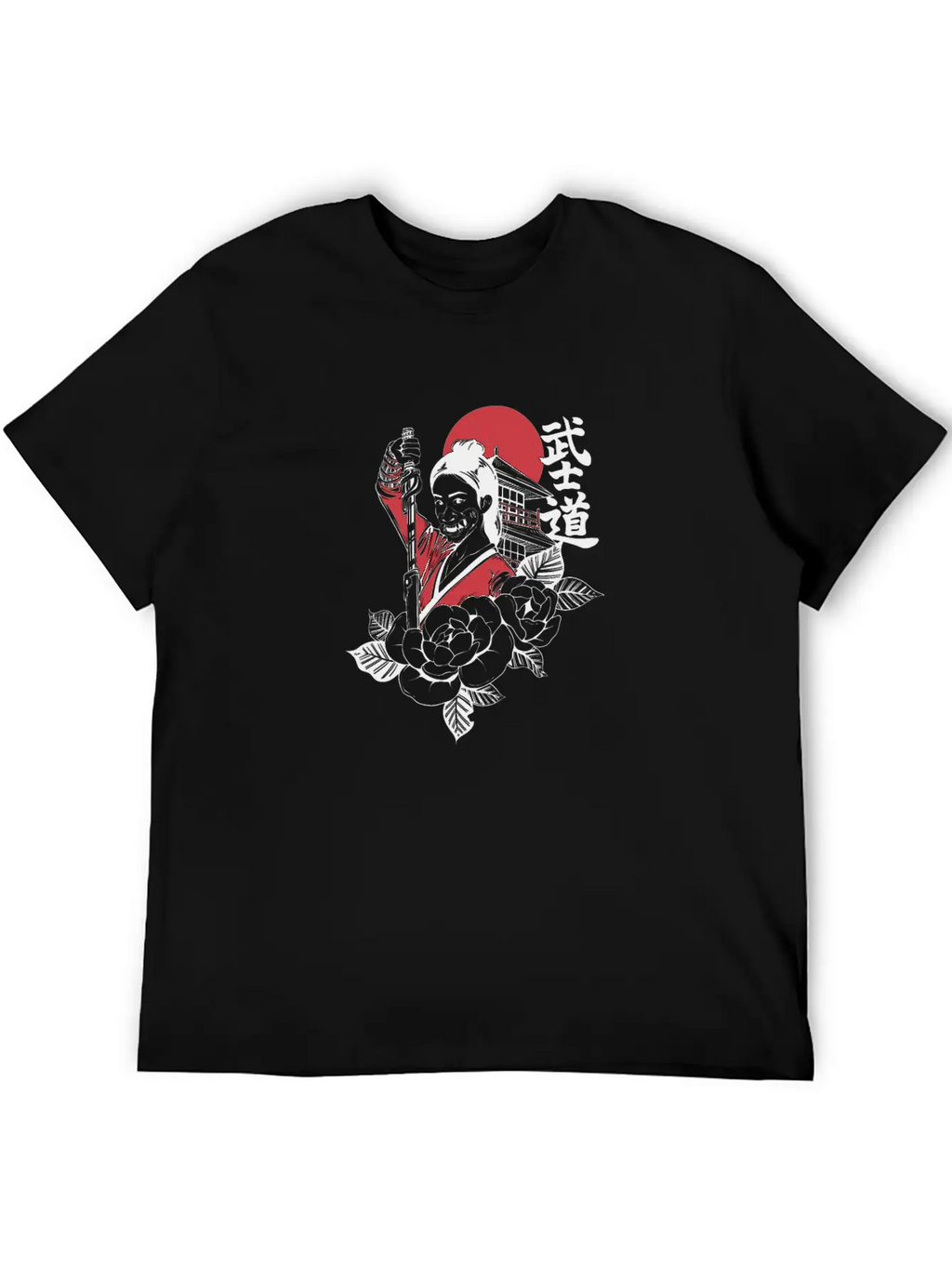 Bushido Cyberpunk Samurai Girl Modern Fit Casual T-Shirt – Clean And Versatile Design