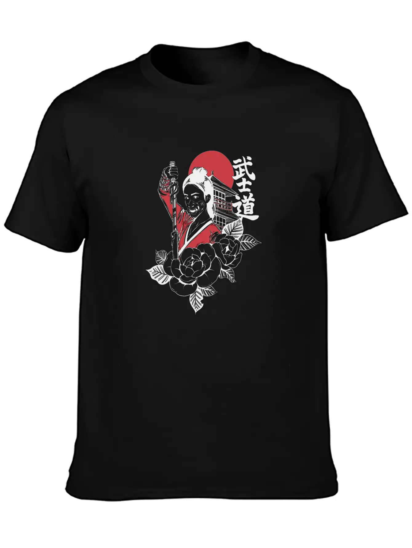 Bushido Cyberpunk Samurai Girl Modern Fit Casual T-Shirt – Clean And Versatile Design