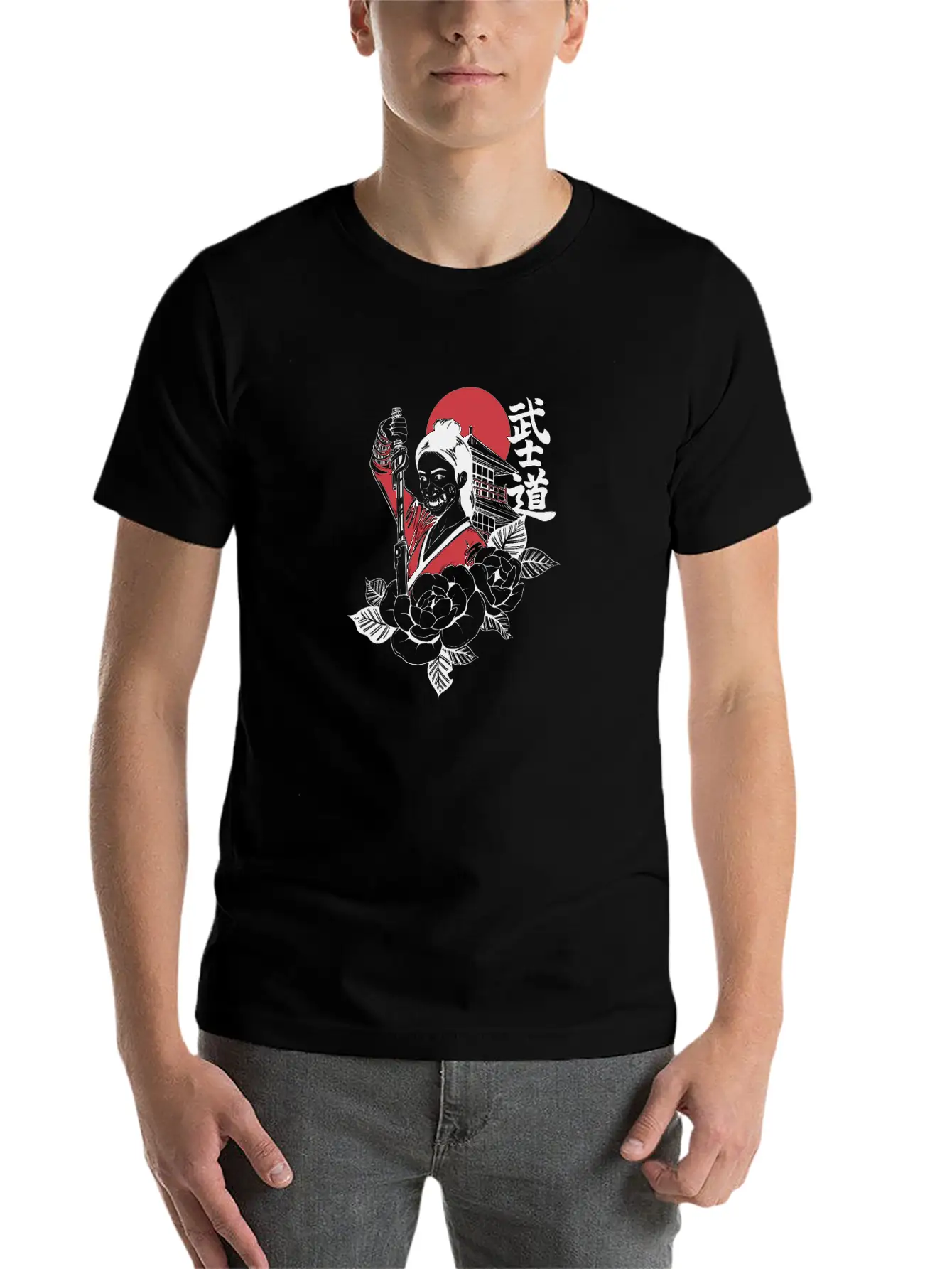 Bushido Cyberpunk Samurai Girl Modern Fit Casual T-Shirt – Clean And Versatile Design