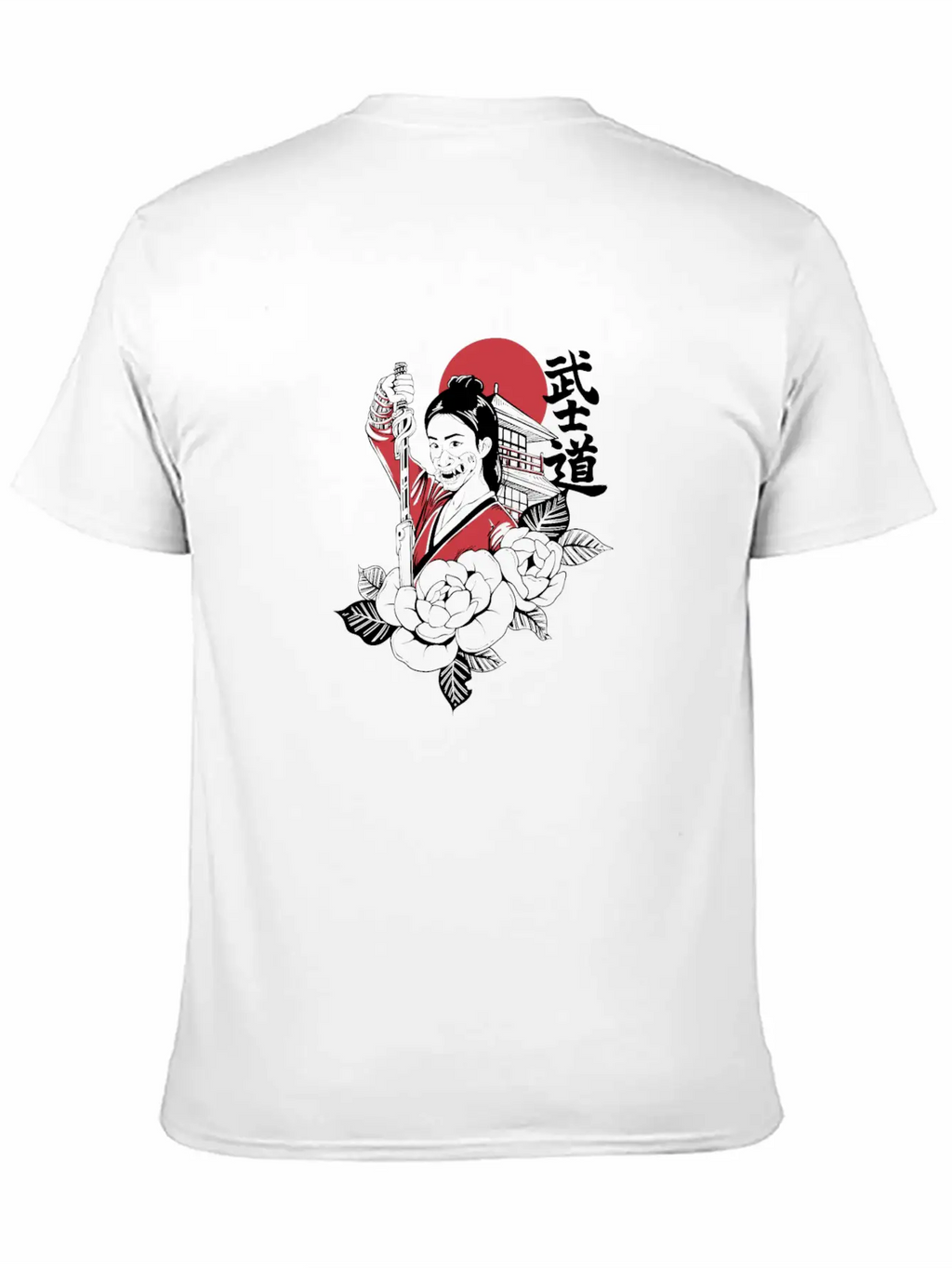 Bushido Cyberpunk Samurai Girl Modern Fit Casual T-Shirt – Clean And Versatile Design