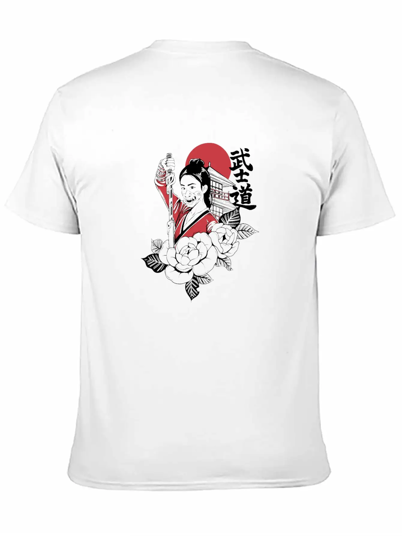 Bushido Cyberpunk Samurai Girl Modern Fit Casual T-Shirt – Clean And Versatile Design
