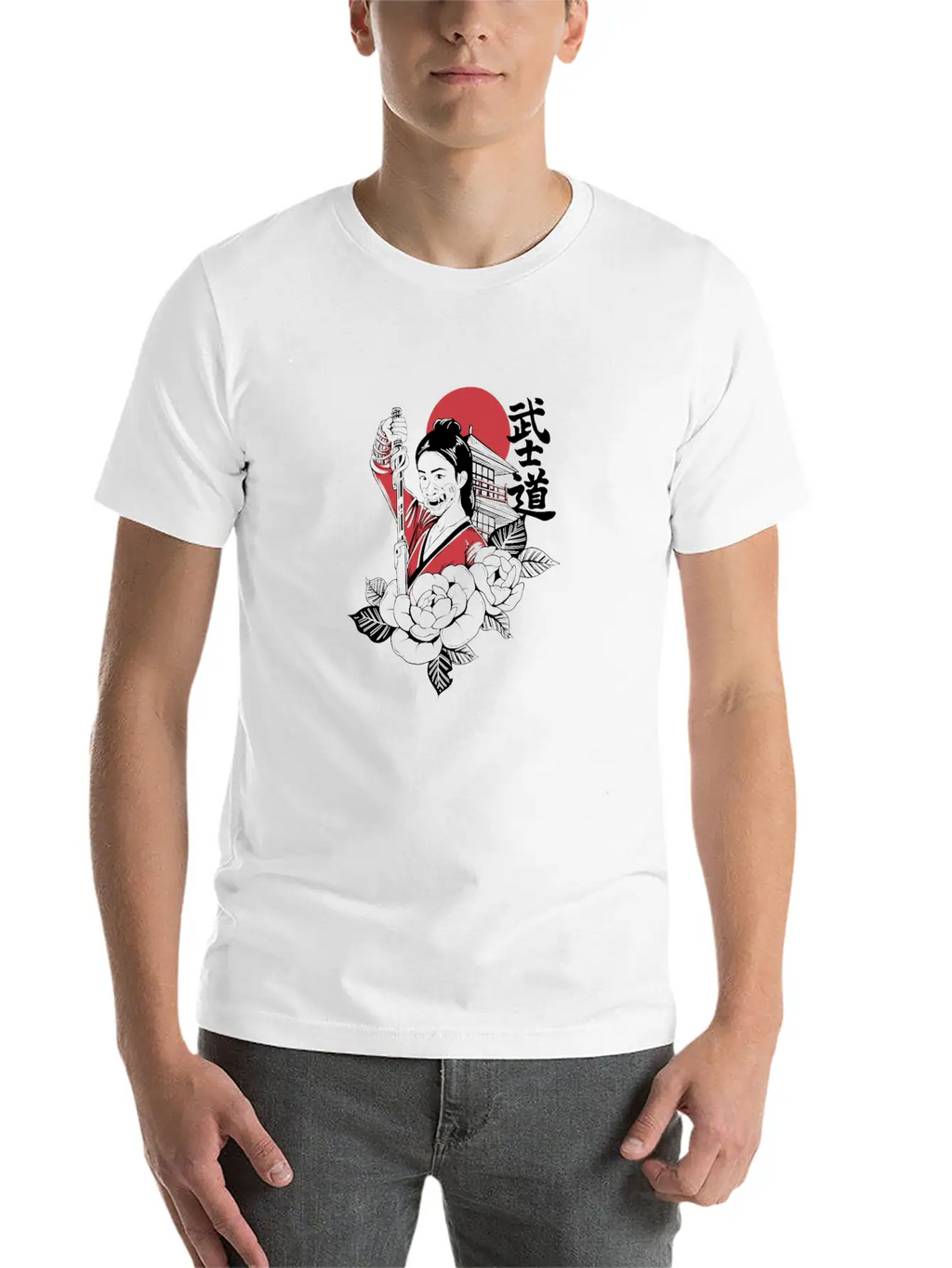 Bushido Cyberpunk Samurai Girl Modern Fit Casual T-Shirt – Clean And Versatile Design