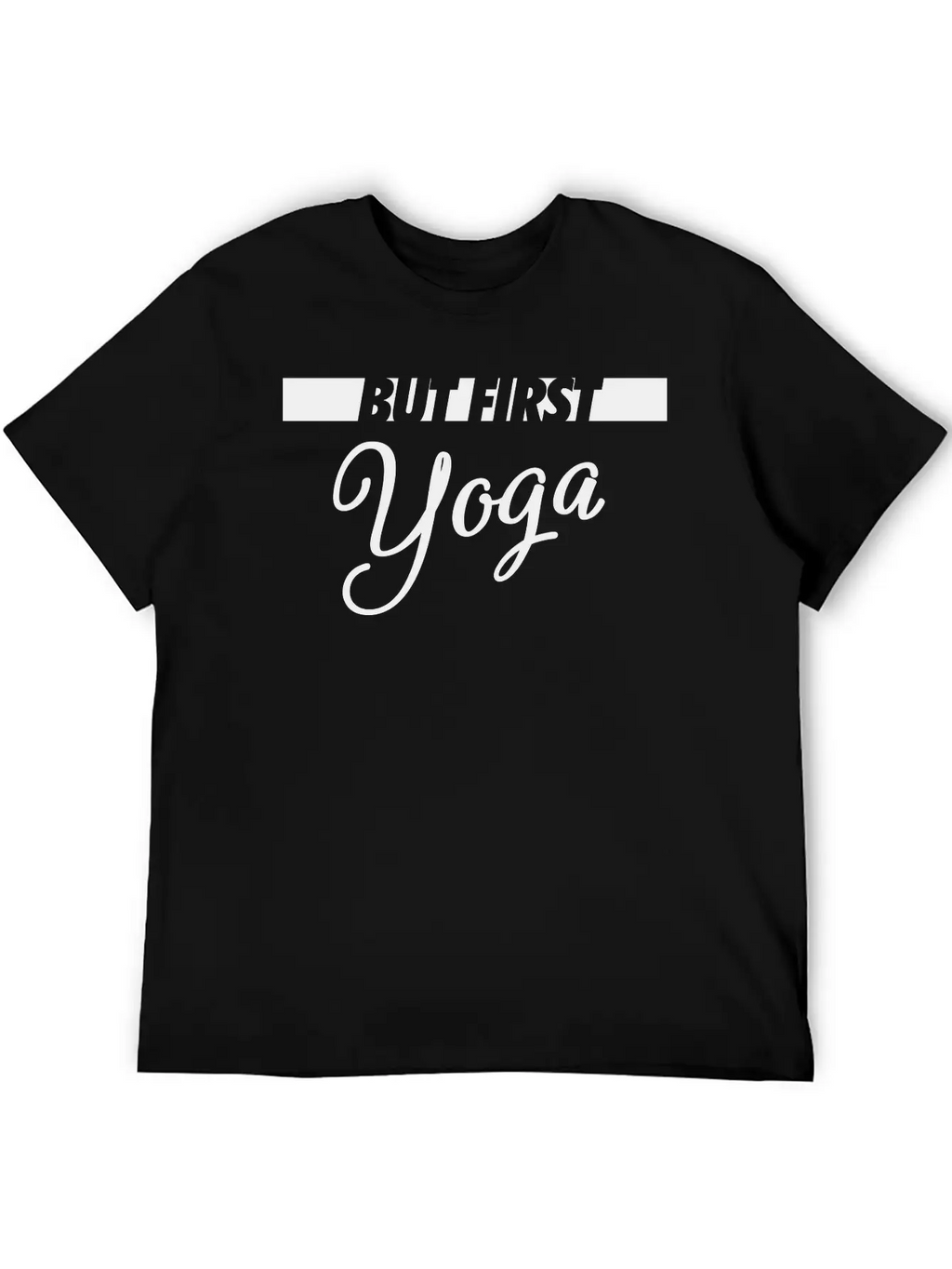 But First Yoga Breathable Graphic T-Shirt – Perfect For Casual Days