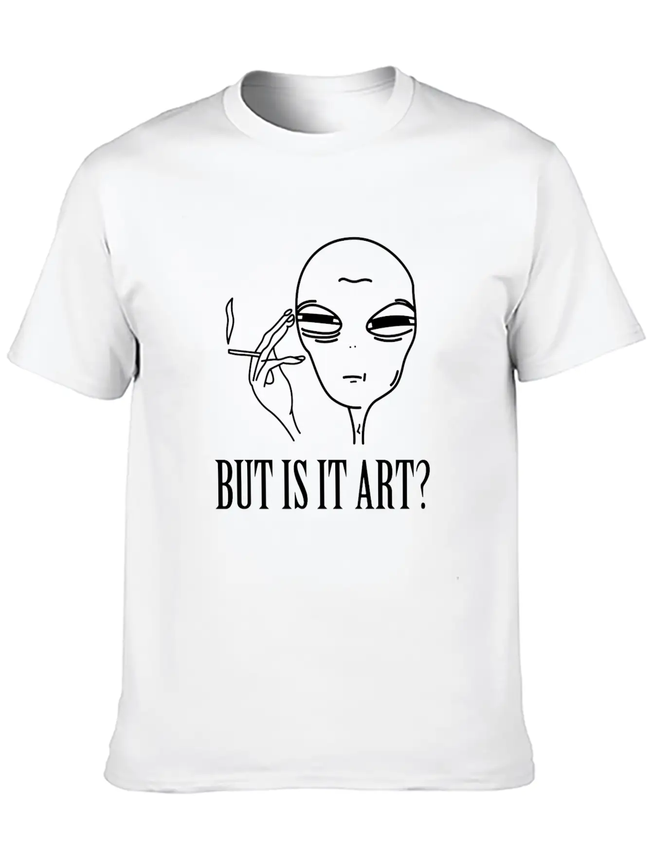 BUT IS IT ART Timeless Short Sleeve Tee – Comfy And Minimalist Design