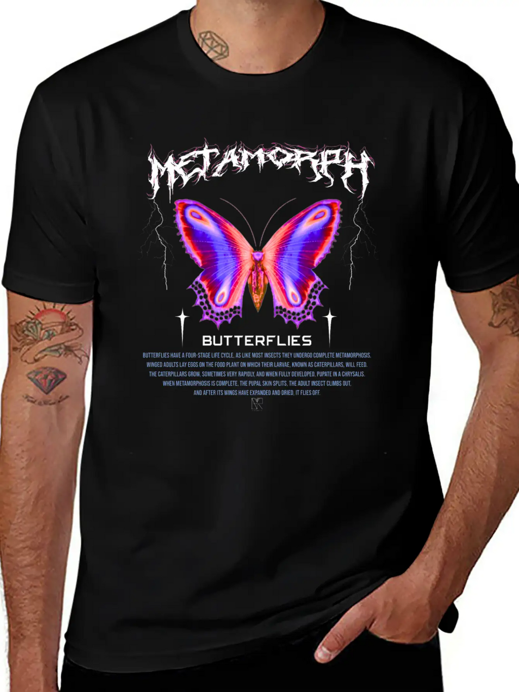 Butterflies Streetwear Design Limited Edition Breathable Graphic T-Shirt – Perfect For Casual Days