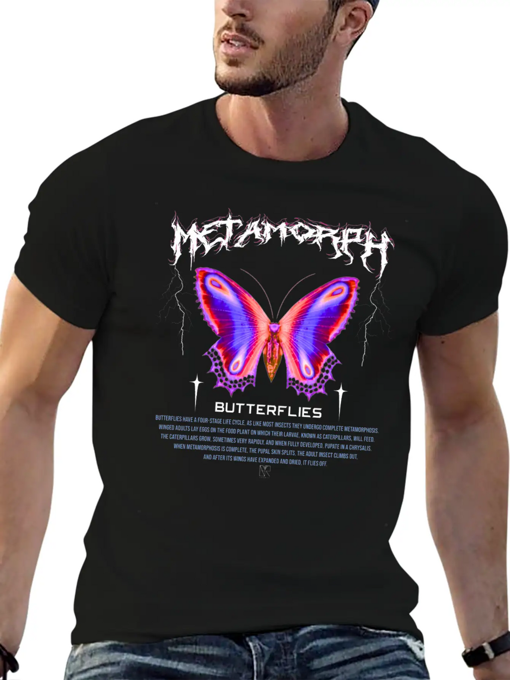 Butterflies Streetwear Design Limited Edition Breathable Graphic T-Shirt – Perfect For Casual Days