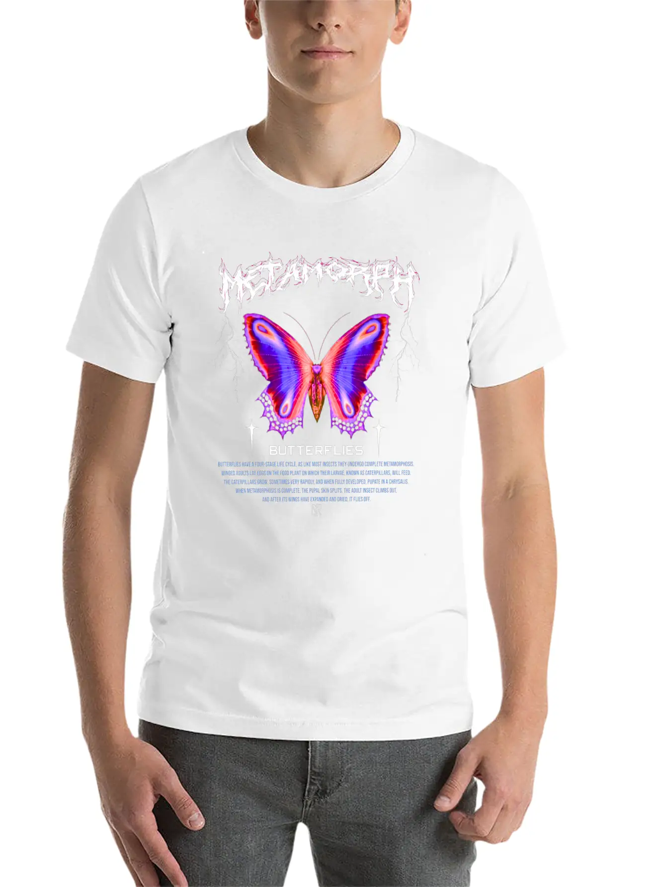 Butterflies Streetwear Design Limited Edition Breathable Graphic T-Shirt – Perfect For Casual Days