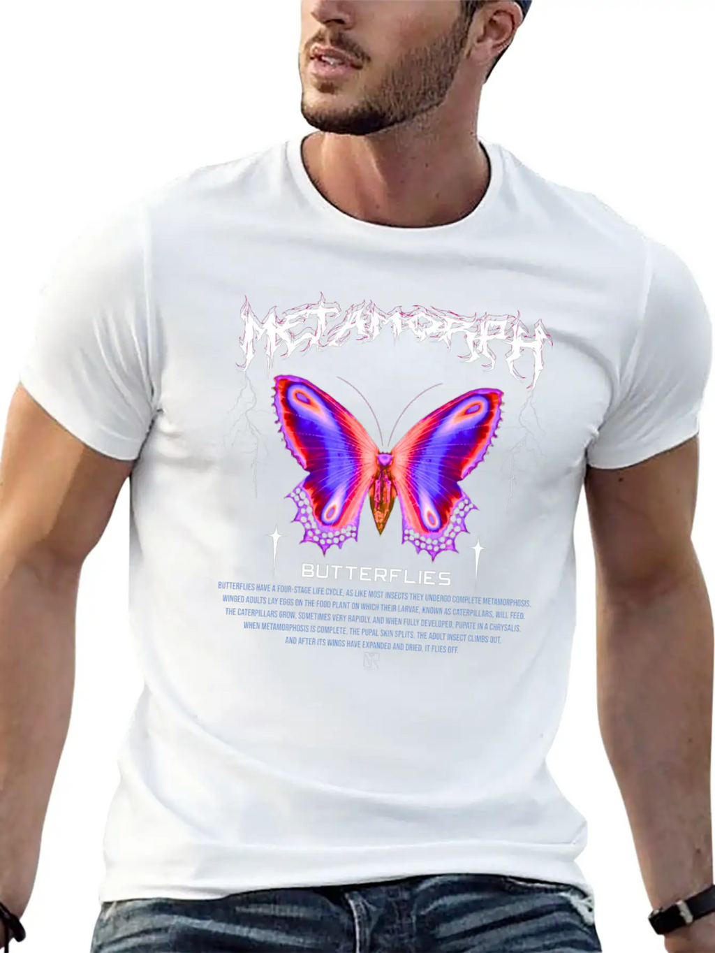 Butterflies Streetwear Design Limited Edition Breathable Graphic T-Shirt – Perfect For Casual Days
