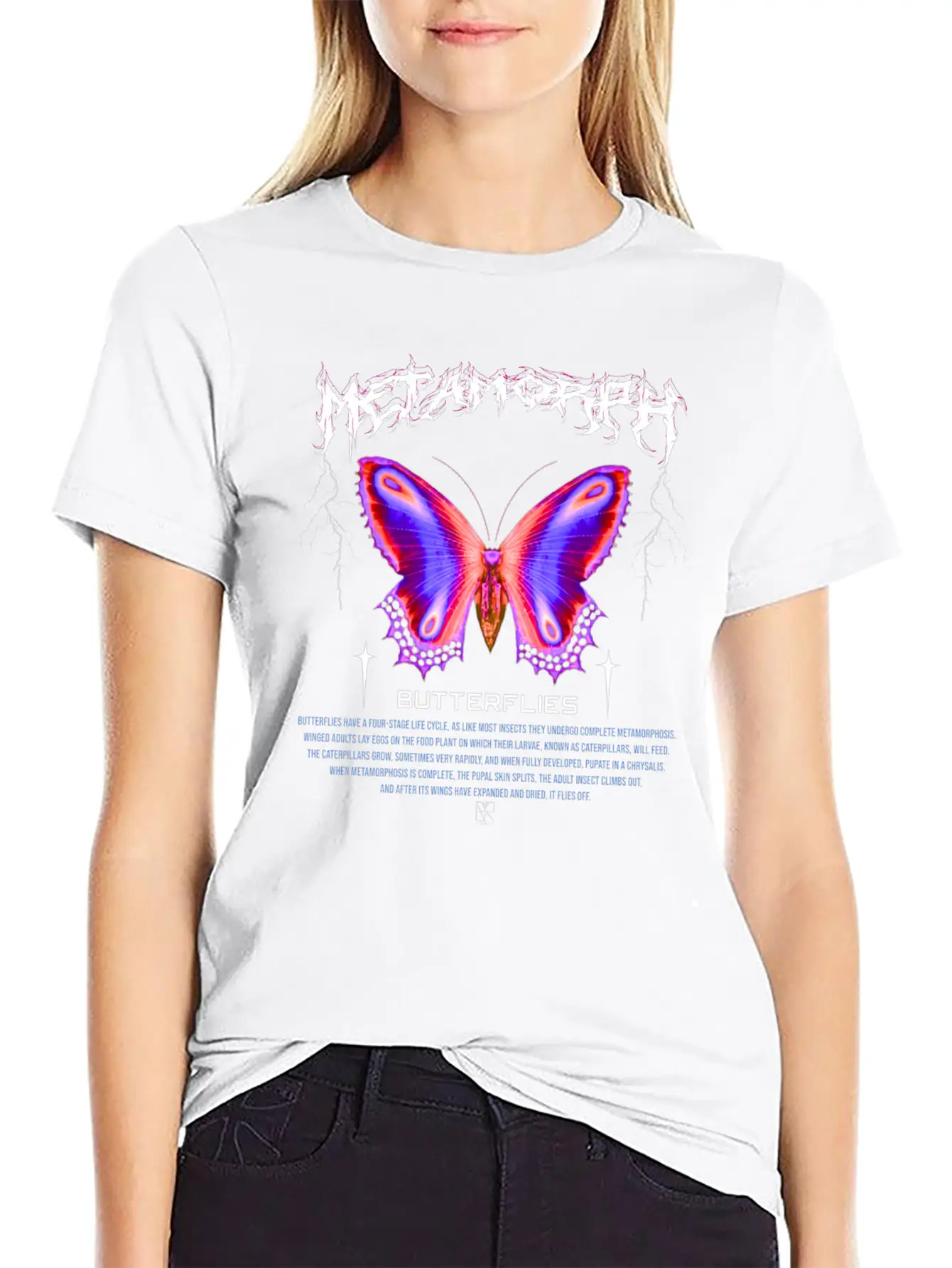Butterflies Streetwear Design Limited Edition Breathable Graphic T-Shirt – Perfect For Casual Days