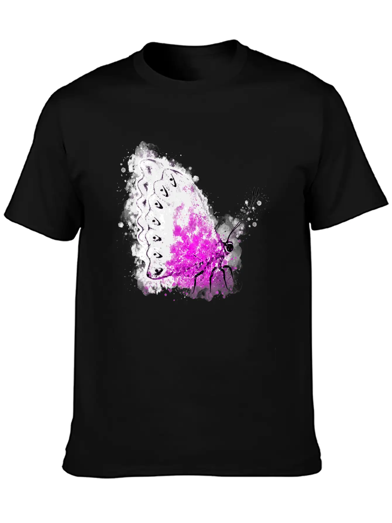 Butterfly Watercolor Art Breathable Graphic T-Shirt – Perfect For Casual Days