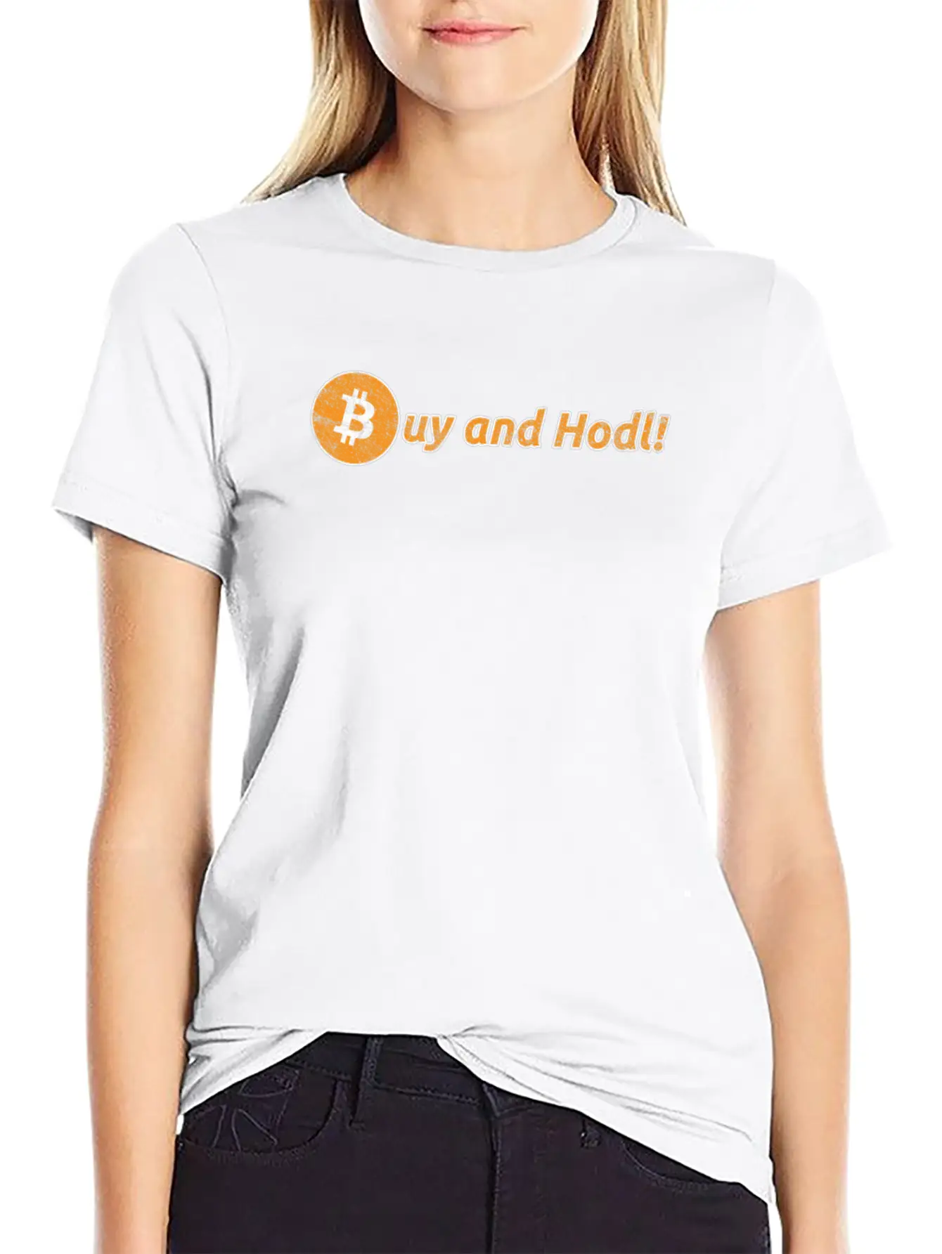 Buy And Hodl | Hold Bitcoin & Altcoins Or Crypto Unisex Casual T-Shirt – Clean Design For Daily Comfort