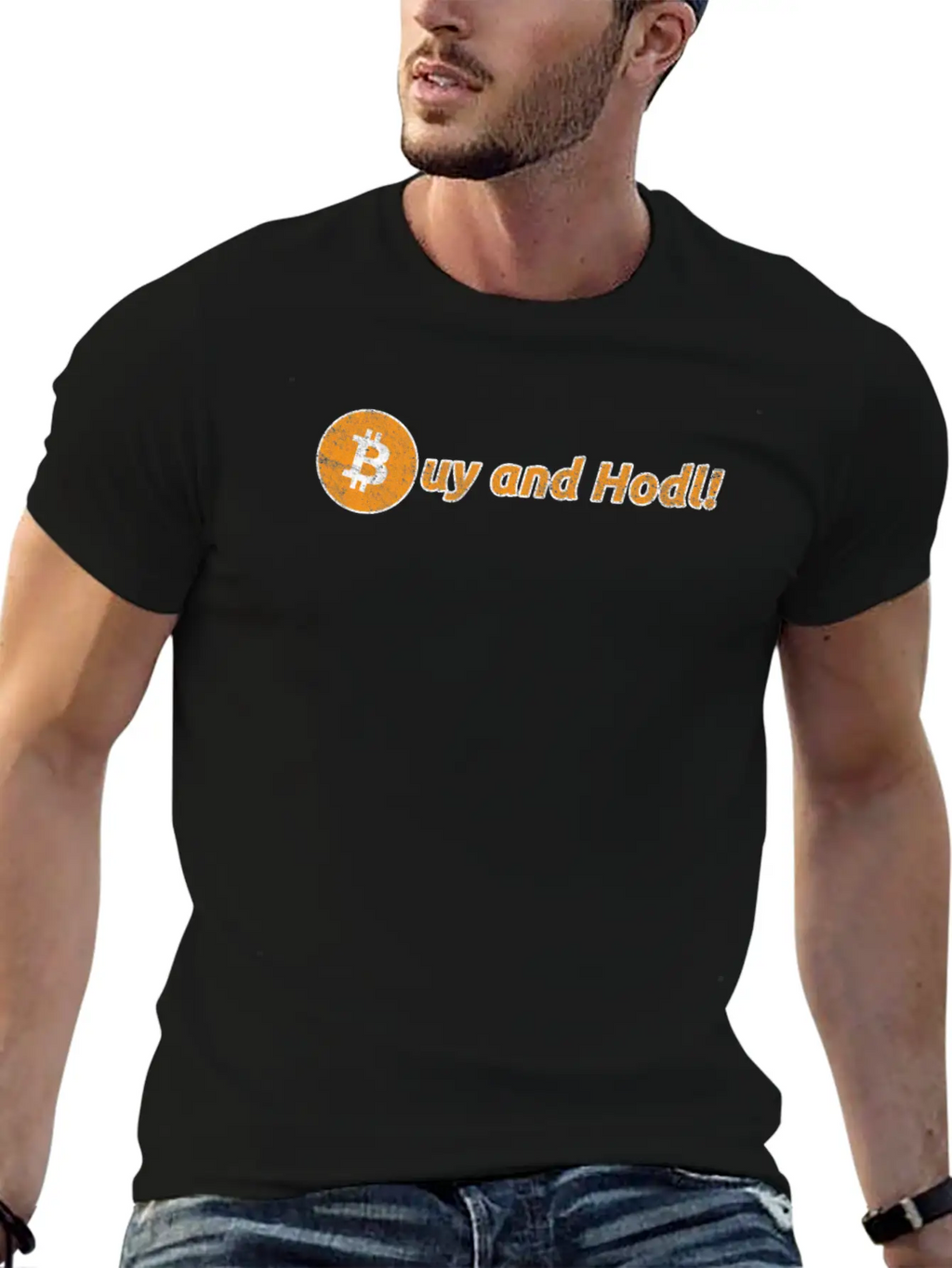 Buy And Hodl | Hold Bitcoin & Altcoins Or Crypto Unisex Casual T-Shirt – Clean Design For Daily Comfort