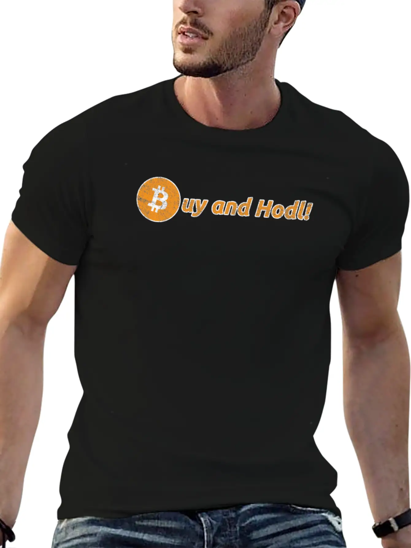 Buy And Hodl | Hold Bitcoin & Altcoins Or Crypto Unisex Casual T-Shirt – Clean Design For Daily Comfort