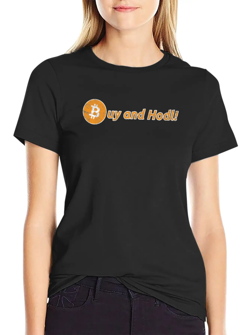 Buy And Hodl | Hold Bitcoin & Altcoins Or Crypto Unisex Casual T-Shirt – Clean Design For Daily Comfort