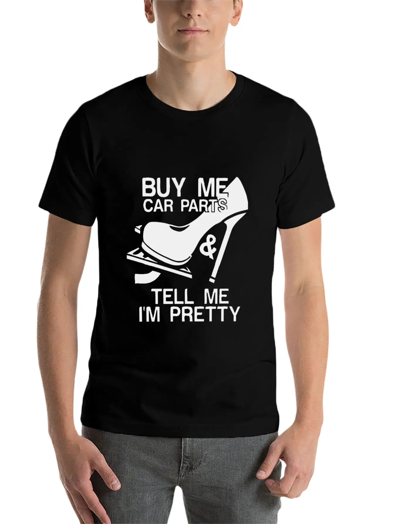 Buy Me Car Parts And Tell Me I'm Pretty Relaxed Everyday Tee – Lightweight And Durable Cotton
