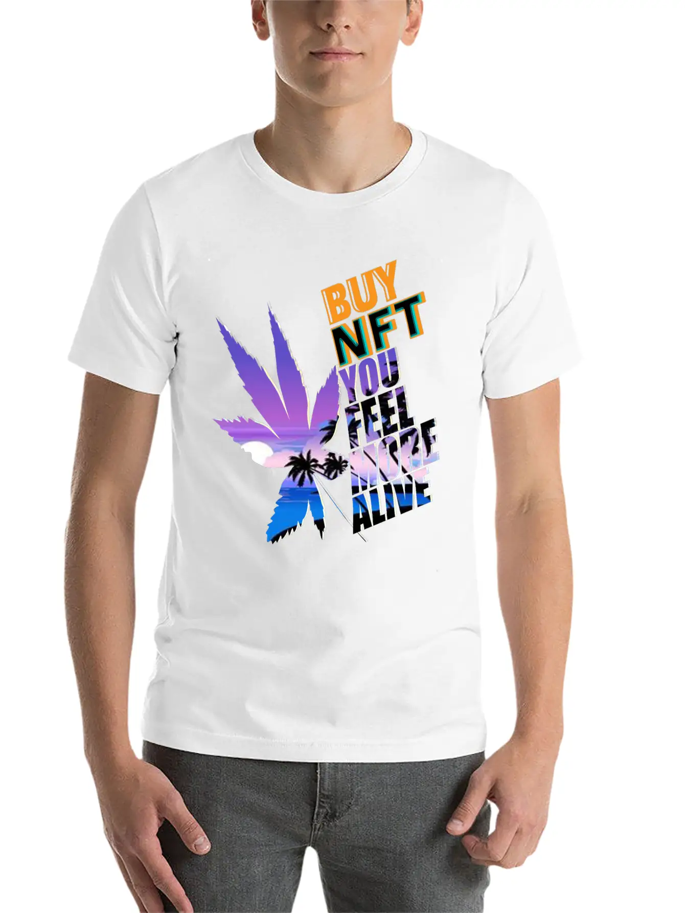 Buy NFT You Feel More Alive Breathable Graphic T-Shirt – Perfect For Casual Days