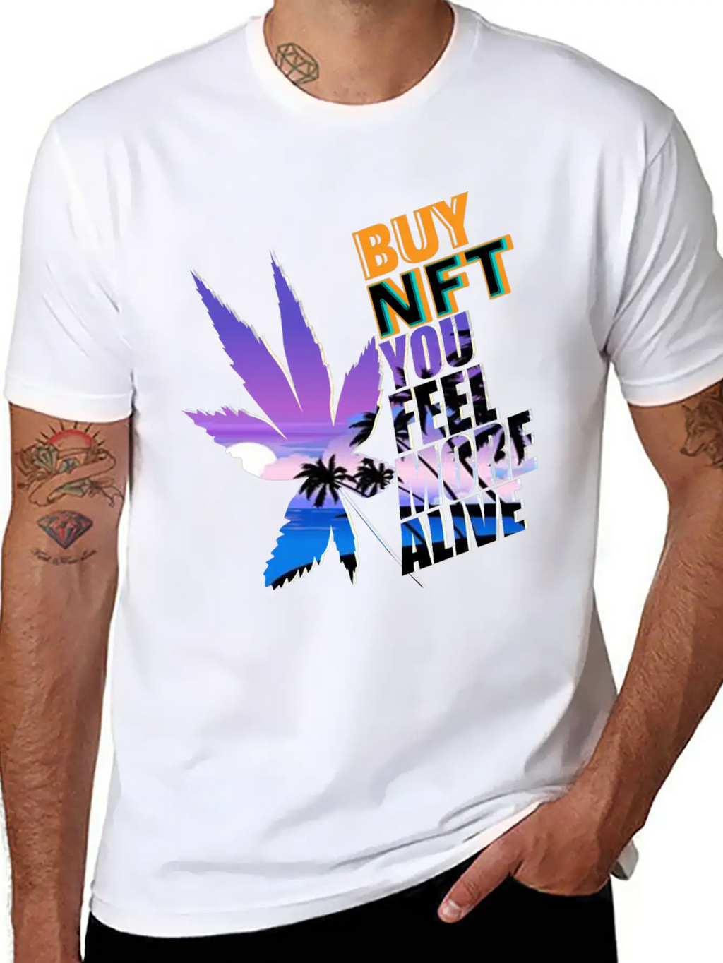 Buy NFT You Feel More Alive Breathable Graphic T-Shirt – Perfect For Casual Days