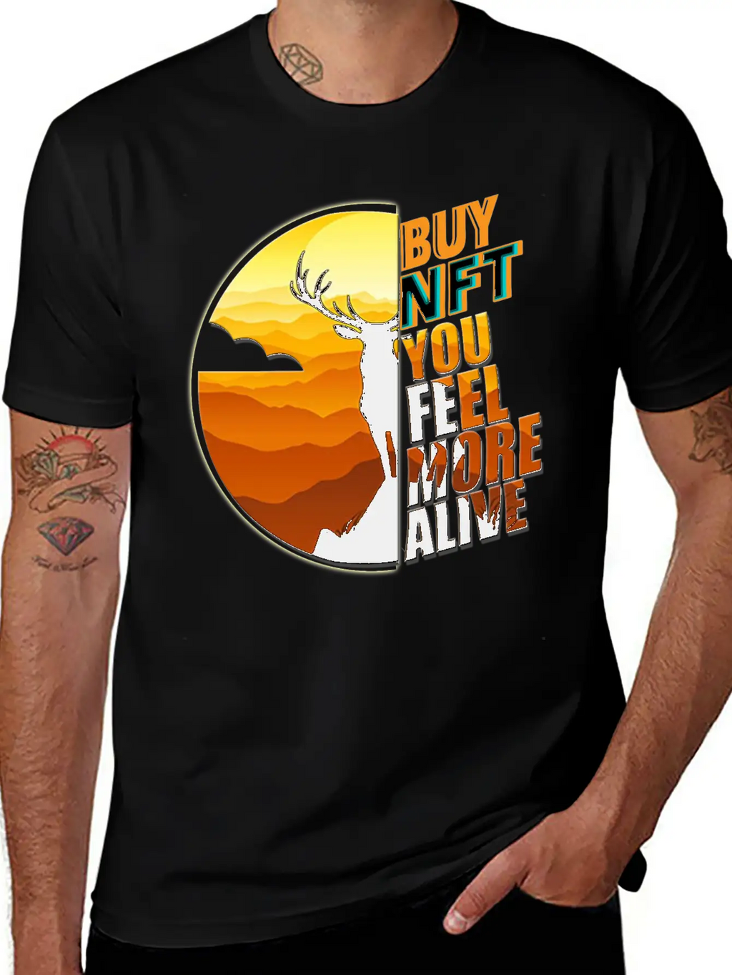 Buy NFT You Feel More Alive Unisex Casual T-Shirt – Clean Design For Daily Comfort