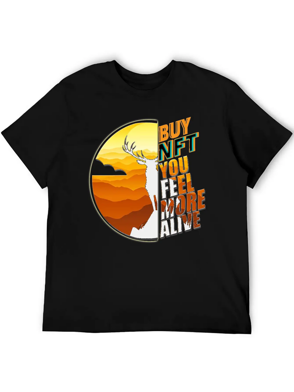 Buy NFT You Feel More Alive Unisex Casual T-Shirt – Clean Design For Daily Comfort