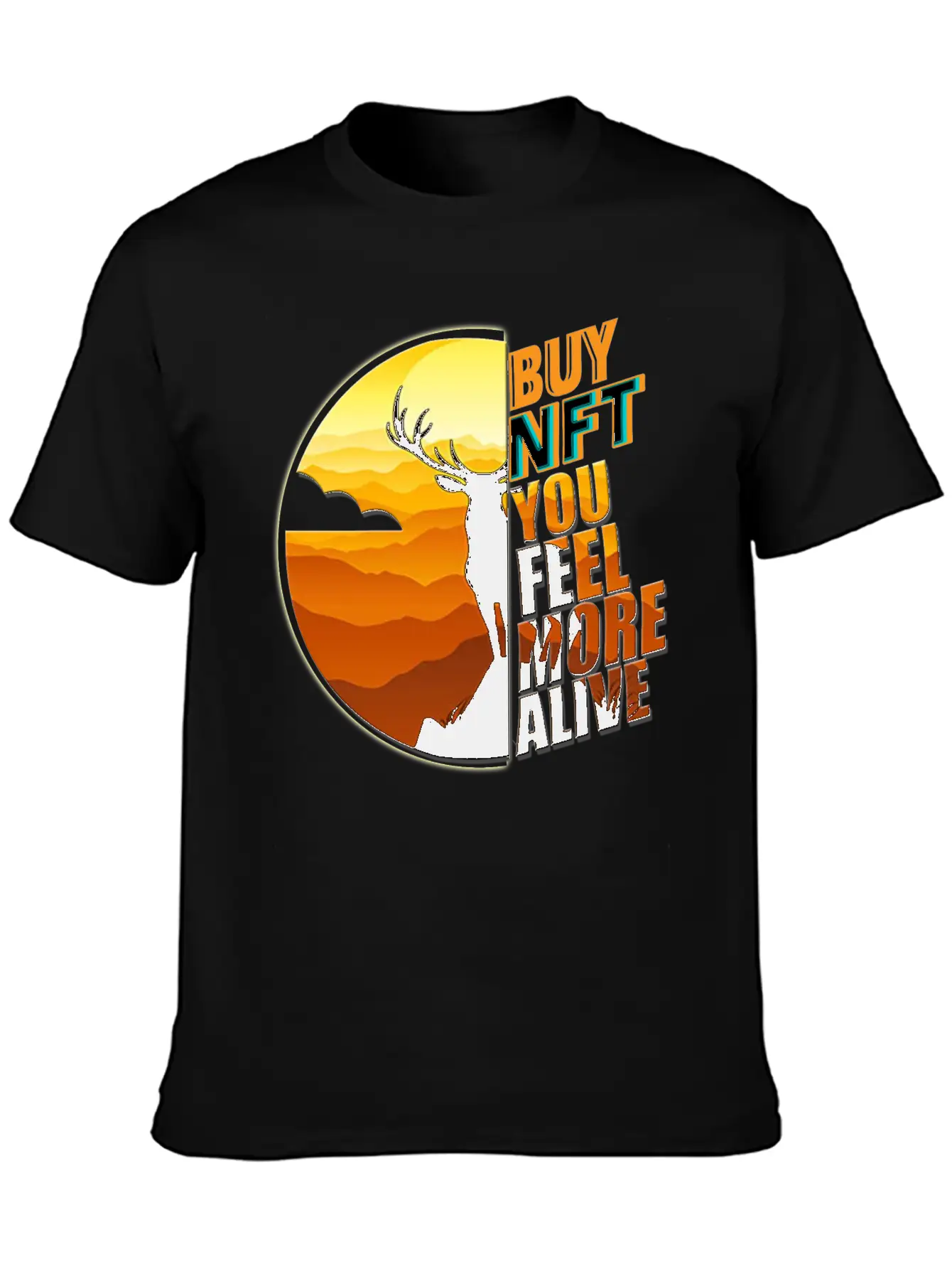 Buy NFT You Feel More Alive Unisex Casual T-Shirt – Clean Design For Daily Comfort