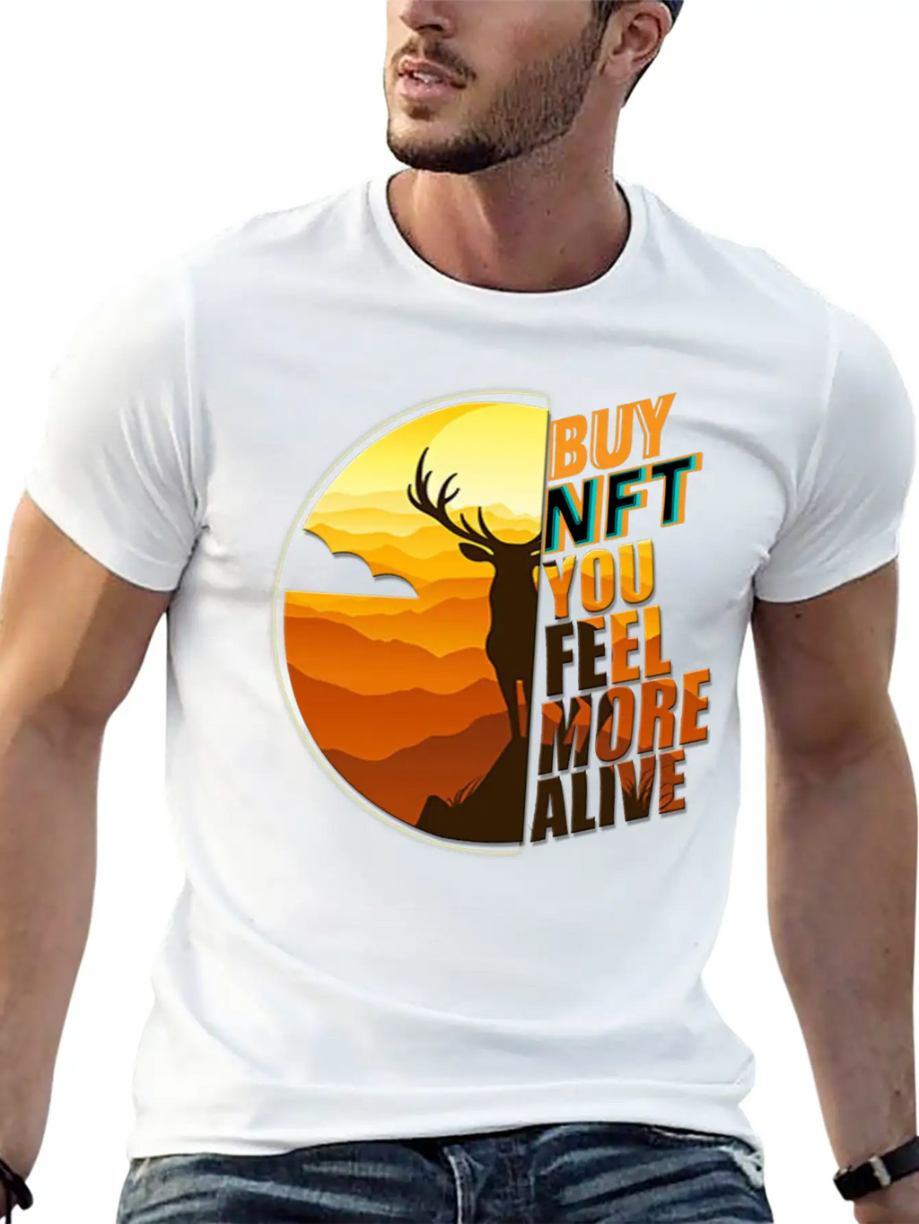 Buy NFT You Feel More Alive Unisex Casual T-Shirt – Clean Design For Daily Comfort