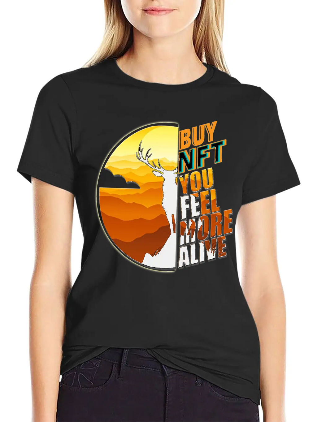 Buy NFT You Feel More Alive Unisex Casual T-Shirt – Clean Design For Daily Comfort