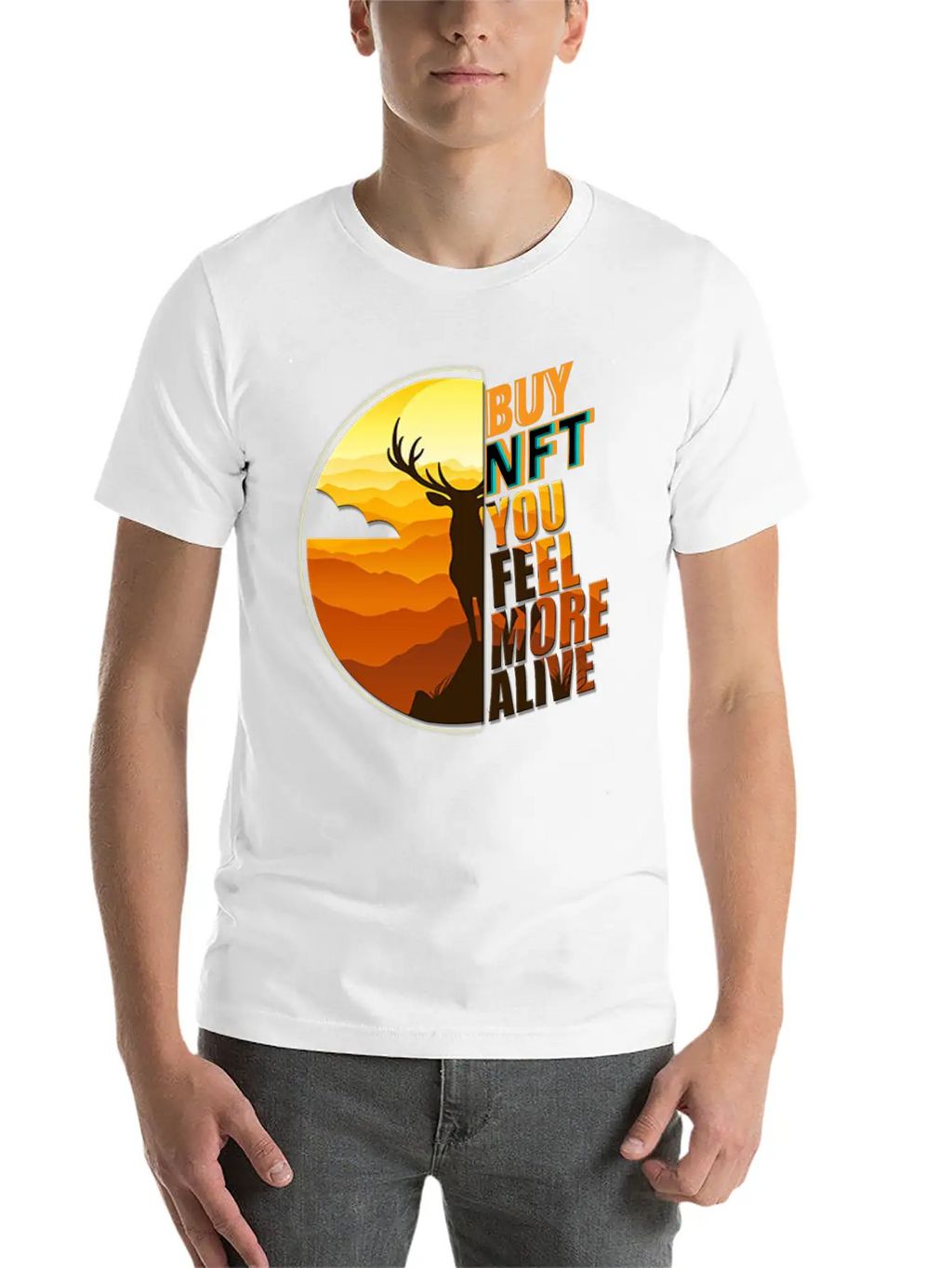 Buy NFT You Feel More Alive Unisex Casual T-Shirt – Clean Design For Daily Comfort