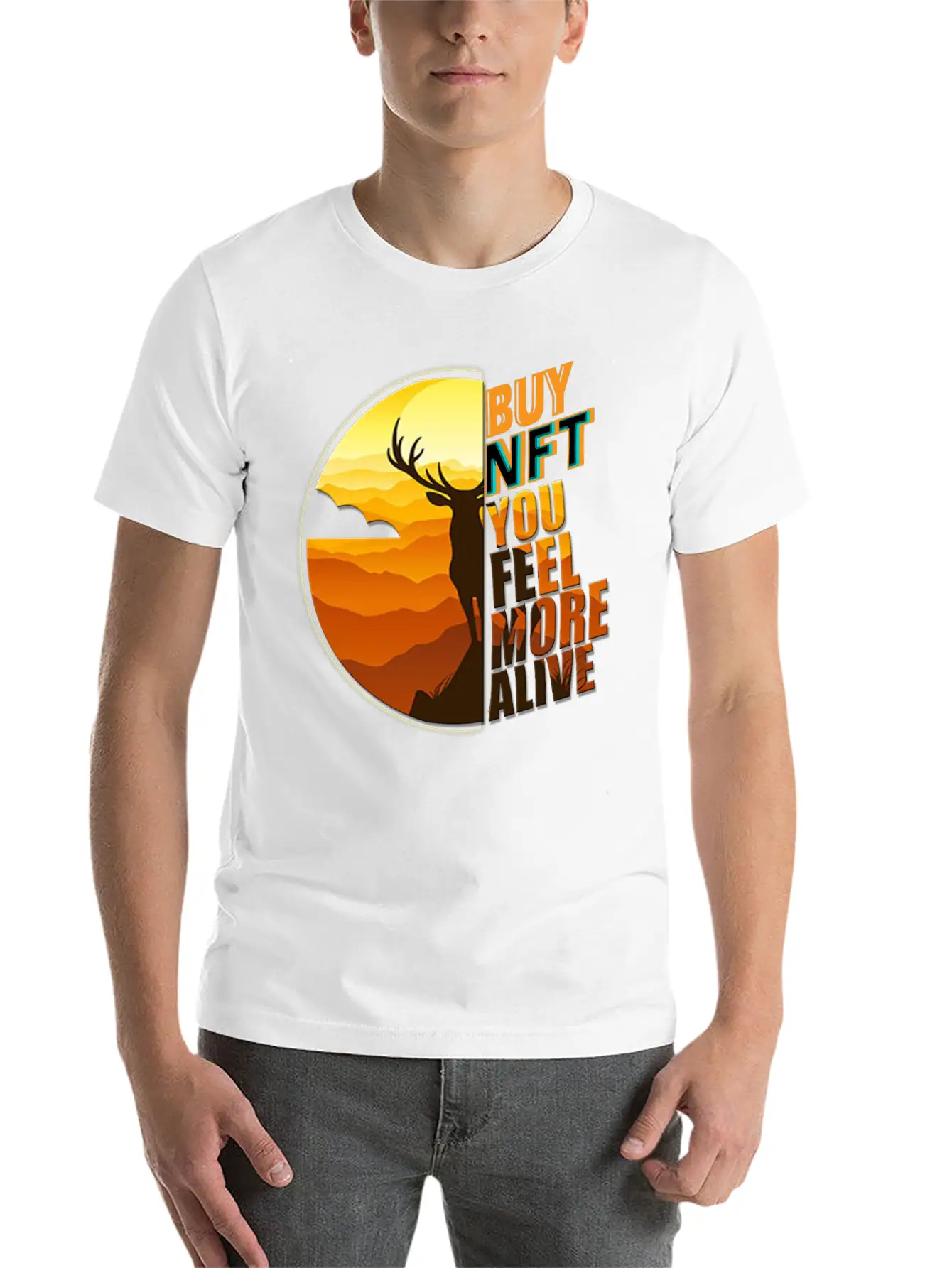 Buy NFT You Feel More Alive Unisex Casual T-Shirt – Clean Design For Daily Comfort