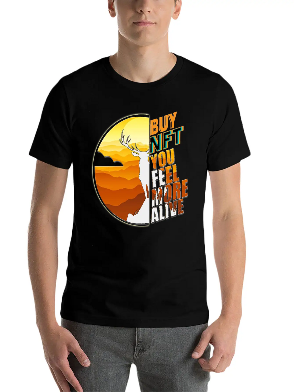 Buy NFT You Feel More Alive Unisex Casual T-Shirt – Clean Design For Daily Comfort