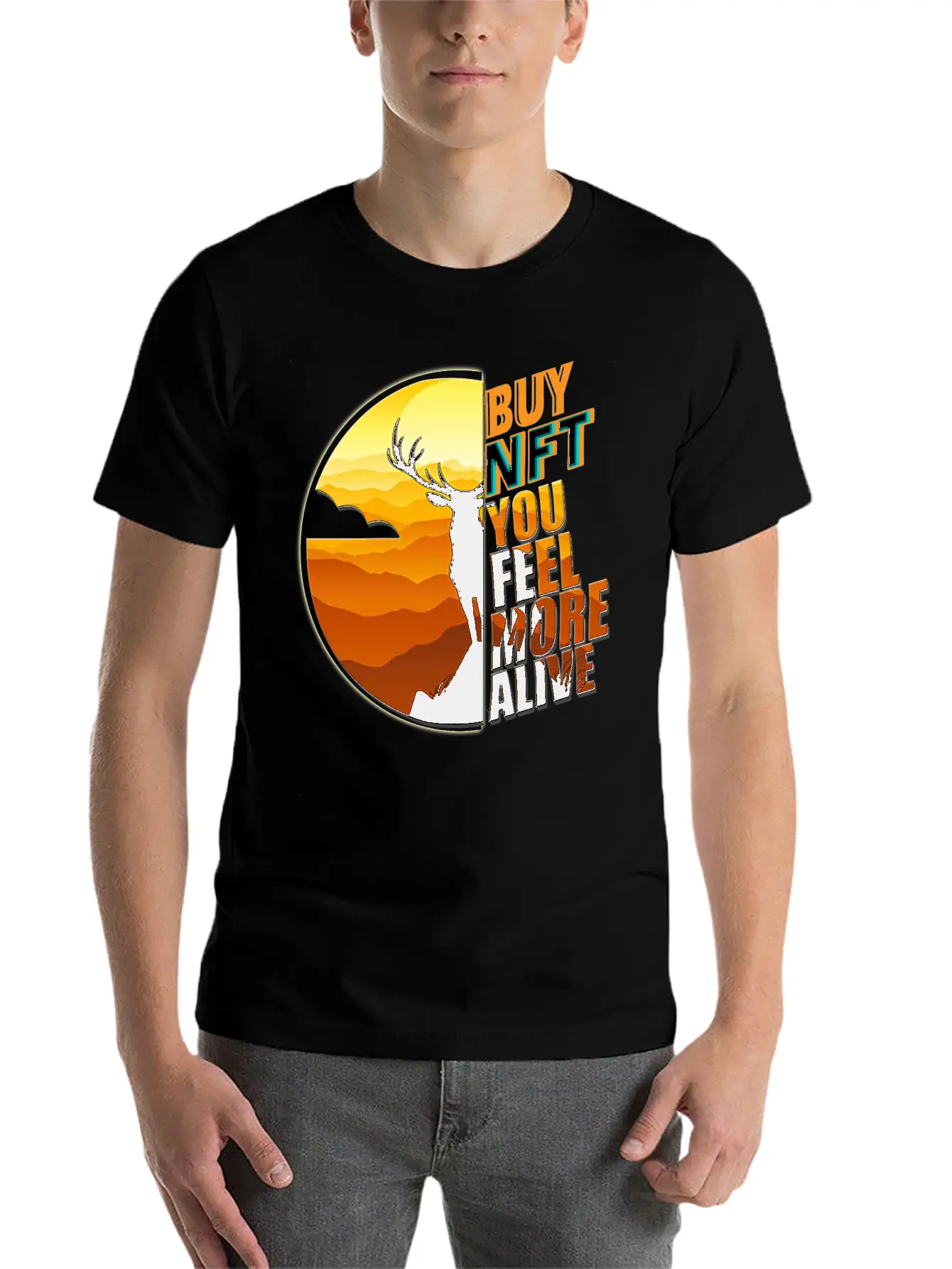 Buy NFT You Feel More Alive Unisex Casual T-Shirt – Clean Design For Daily Comfort