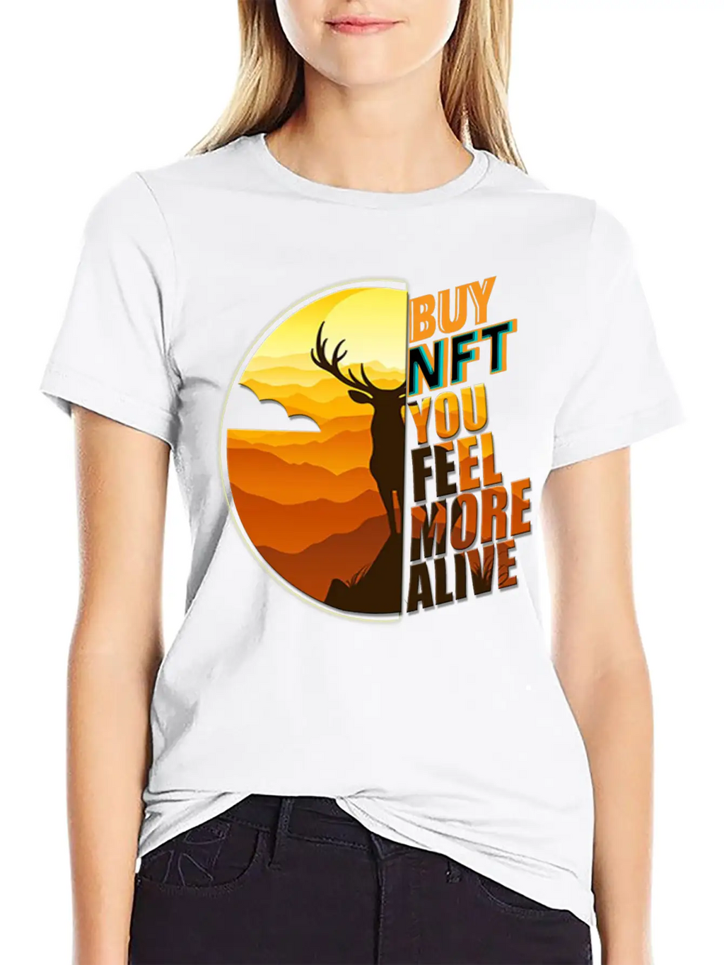 Buy NFT You Feel More Alive Unisex Casual T-Shirt – Clean Design For Daily Comfort