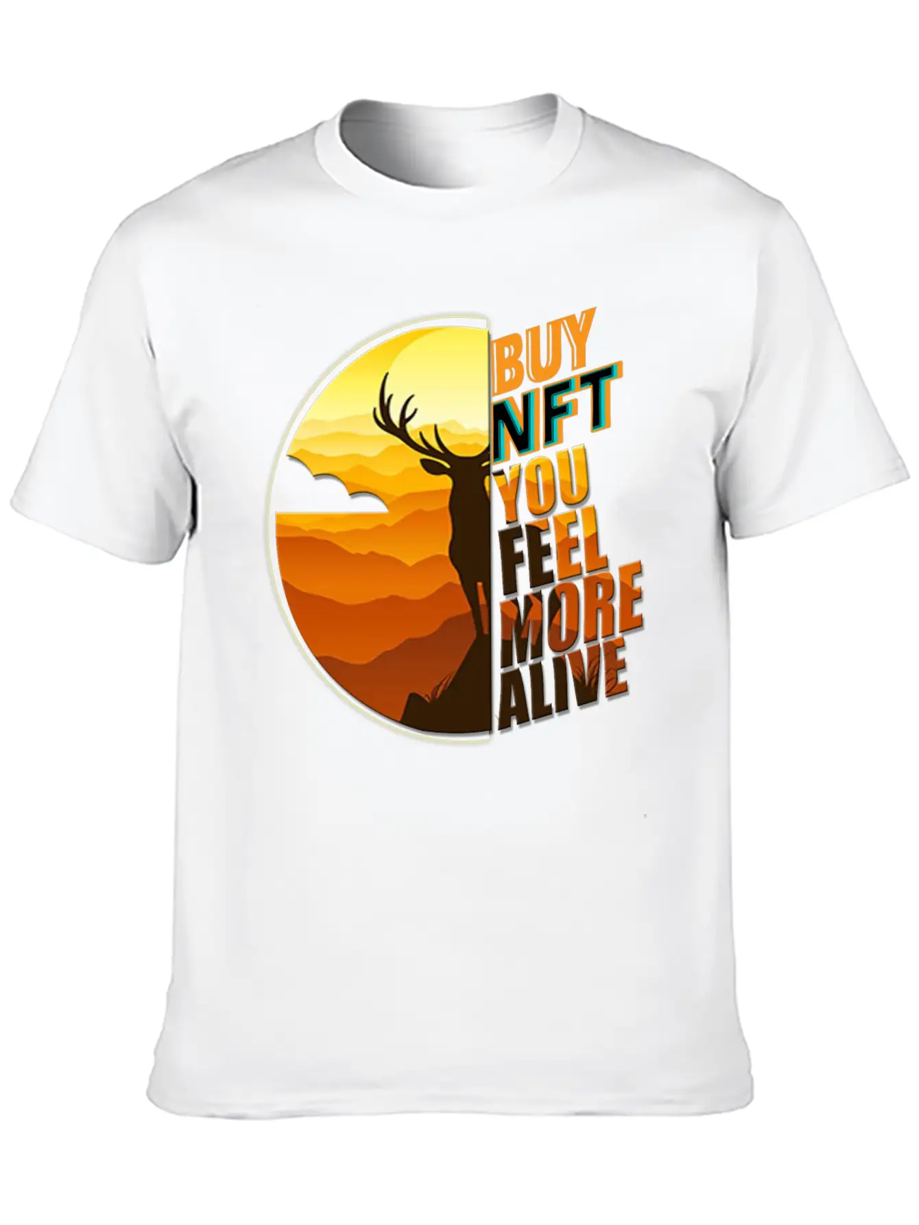 Buy NFT You Feel More Alive Unisex Casual T-Shirt – Clean Design For Daily Comfort