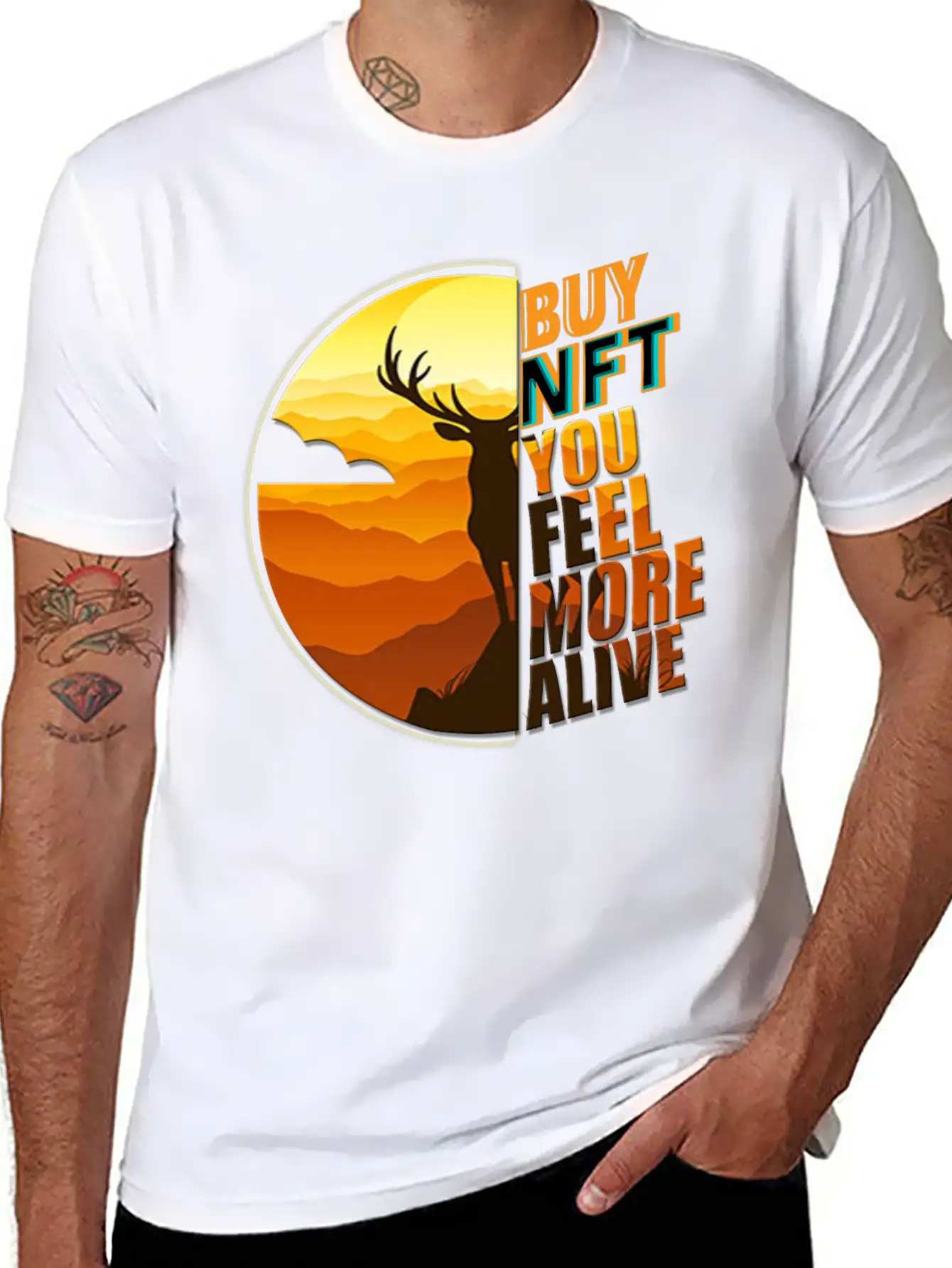 Buy NFT You Feel More Alive Unisex Casual T-Shirt – Clean Design For Daily Comfort