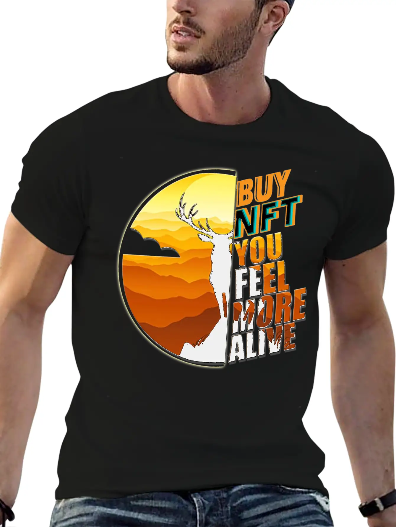 Buy NFT You Feel More Alive Unisex Casual T-Shirt – Clean Design For Daily Comfort