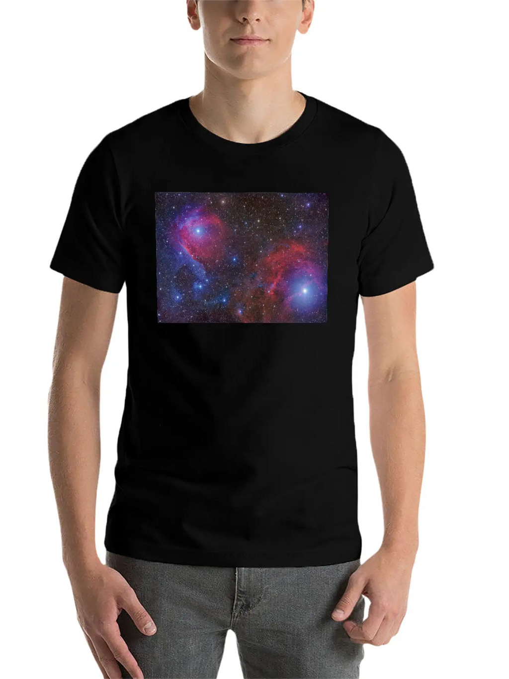 BVD LVCK Nebula White T Stylish Everyday T-Shirt – Unisex Basic Cotton Tee