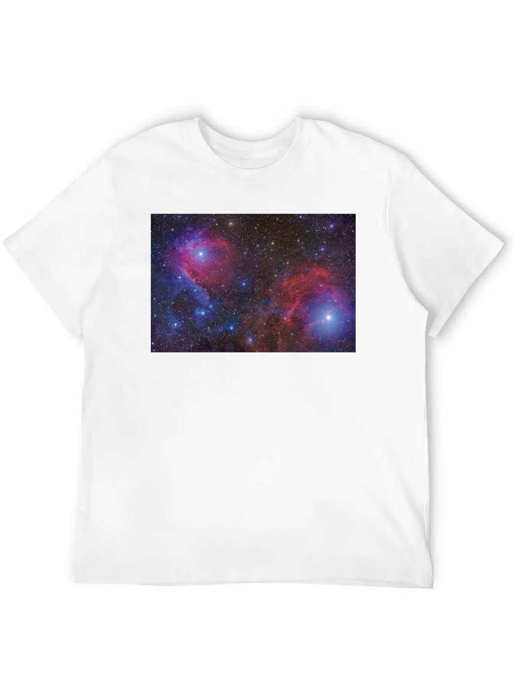 BVD LVCK Nebula White T Stylish Everyday T-Shirt – Unisex Basic Cotton Tee