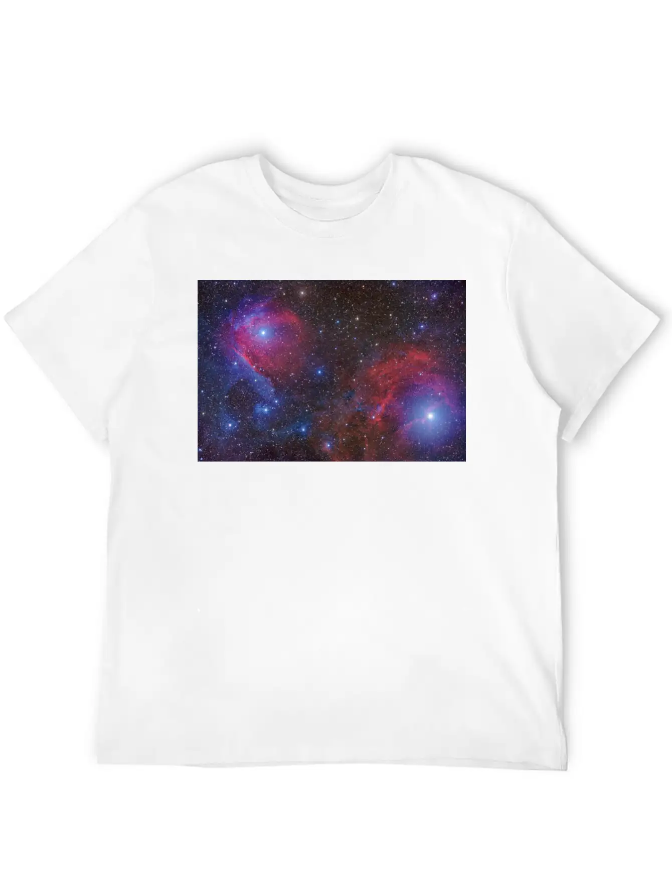 BVD LVCK Nebula White T Stylish Everyday T-Shirt – Unisex Basic Cotton Tee