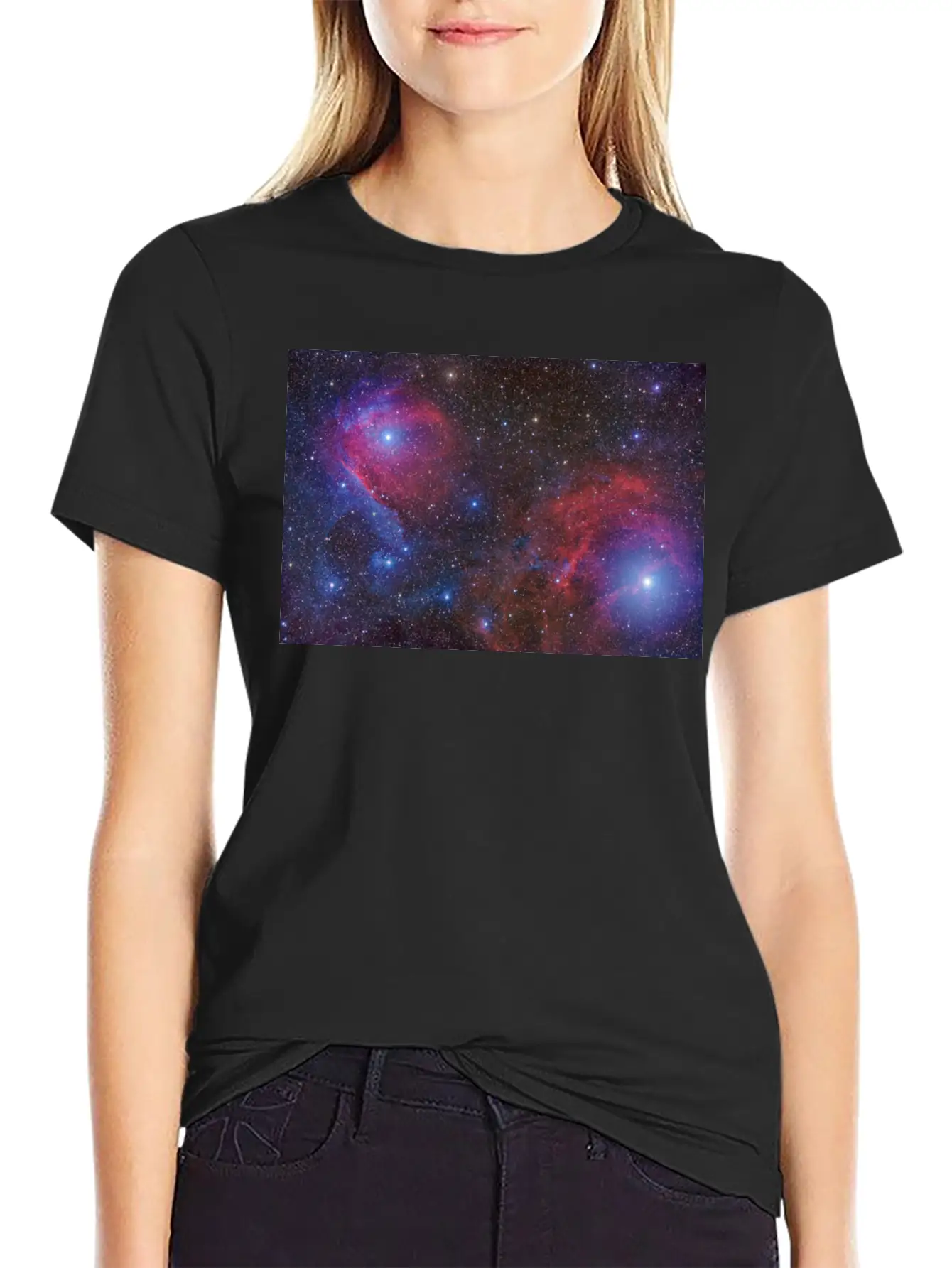 BVD LVCK Nebula White T Stylish Everyday T-Shirt – Unisex Basic Cotton Tee