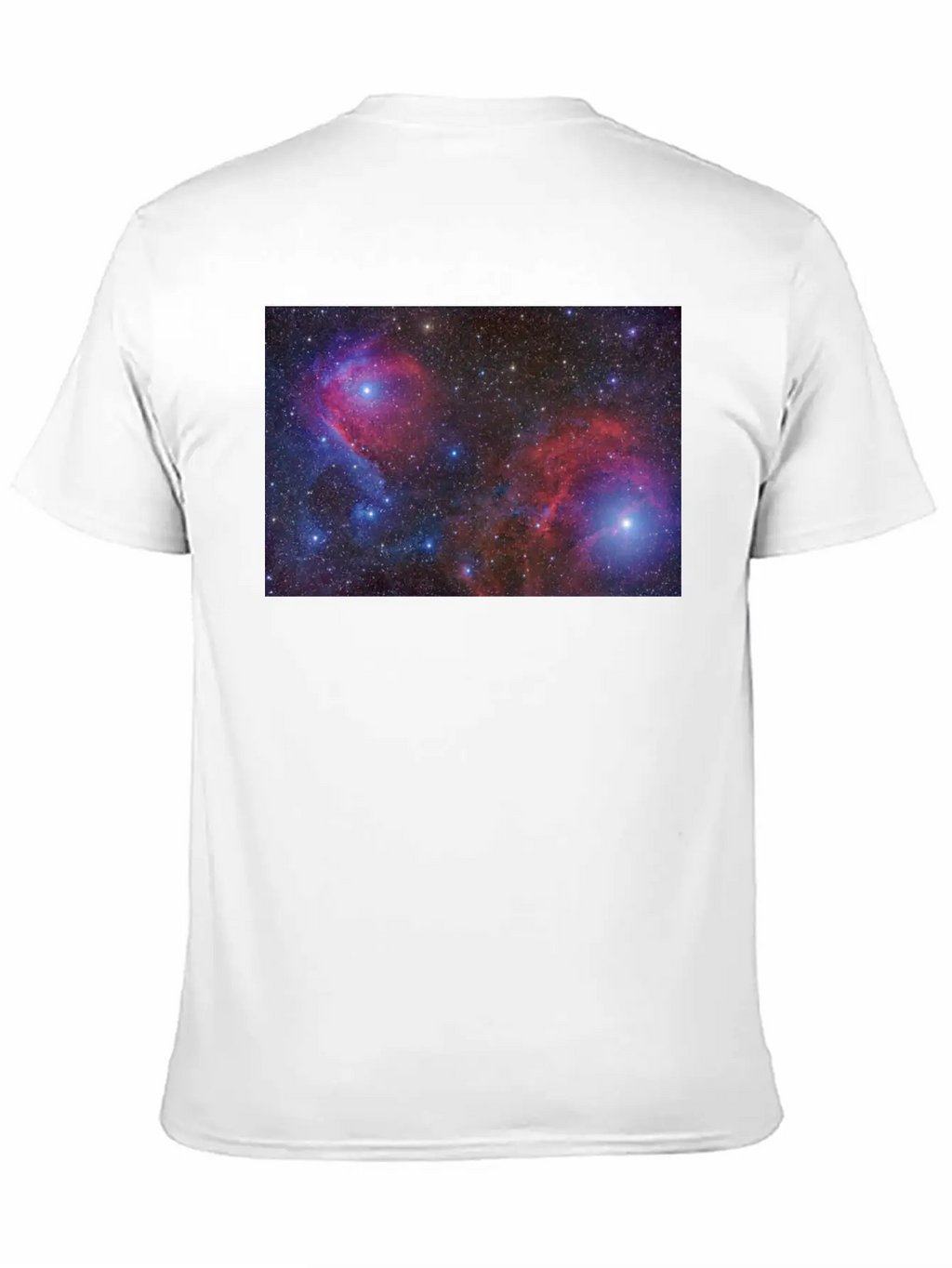 BVD LVCK Nebula White T Stylish Everyday T-Shirt – Unisex Basic Cotton Tee