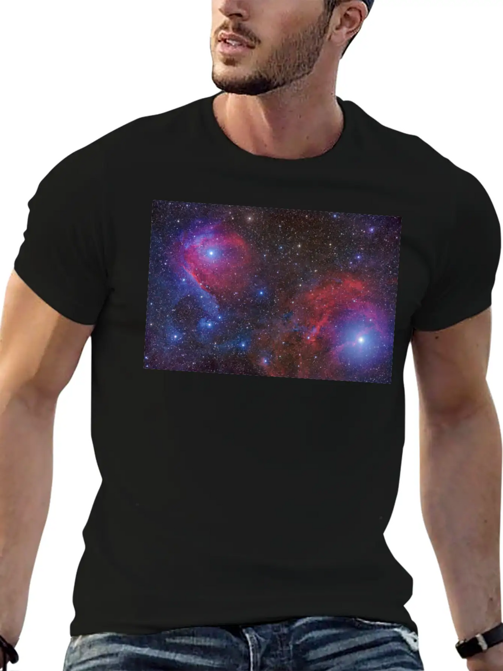 BVD LVCK Nebula White T Stylish Everyday T-Shirt – Unisex Basic Cotton Tee