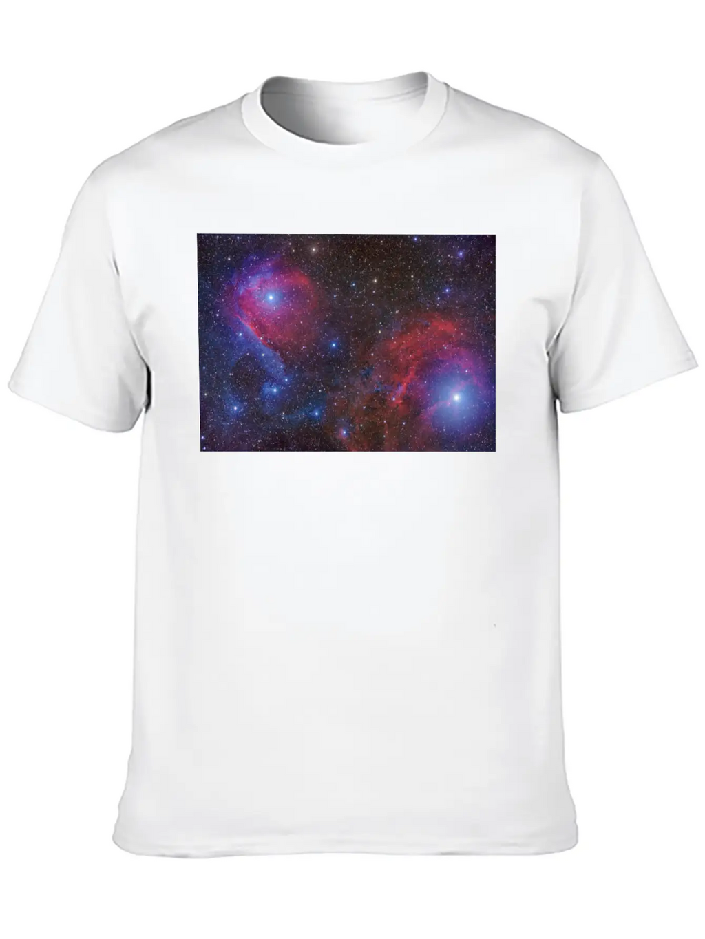 BVD LVCK Nebula White T Stylish Everyday T-Shirt – Unisex Basic Cotton Tee
