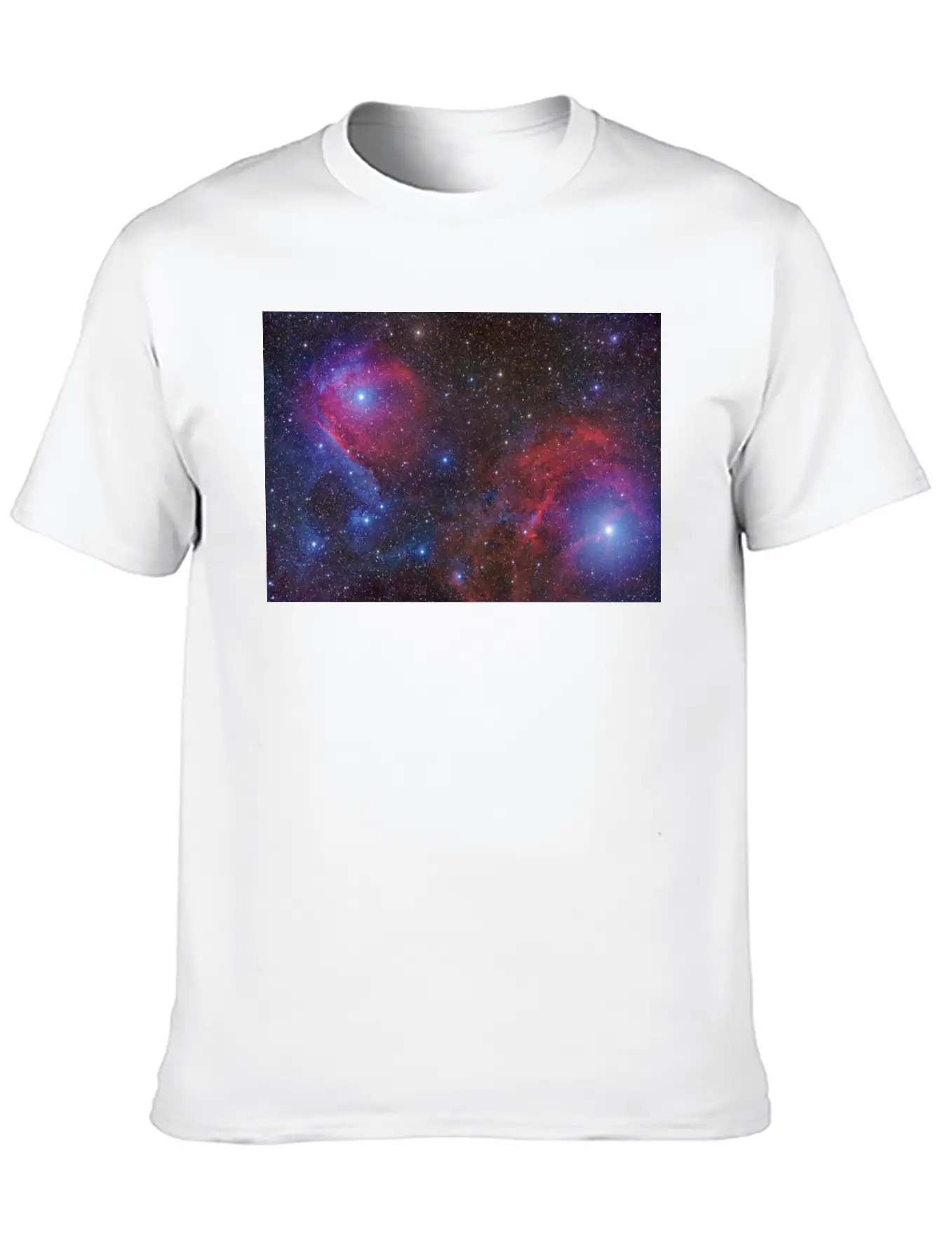 BVD LVCK Nebula White T Stylish Everyday T-Shirt – Unisex Basic Cotton Tee