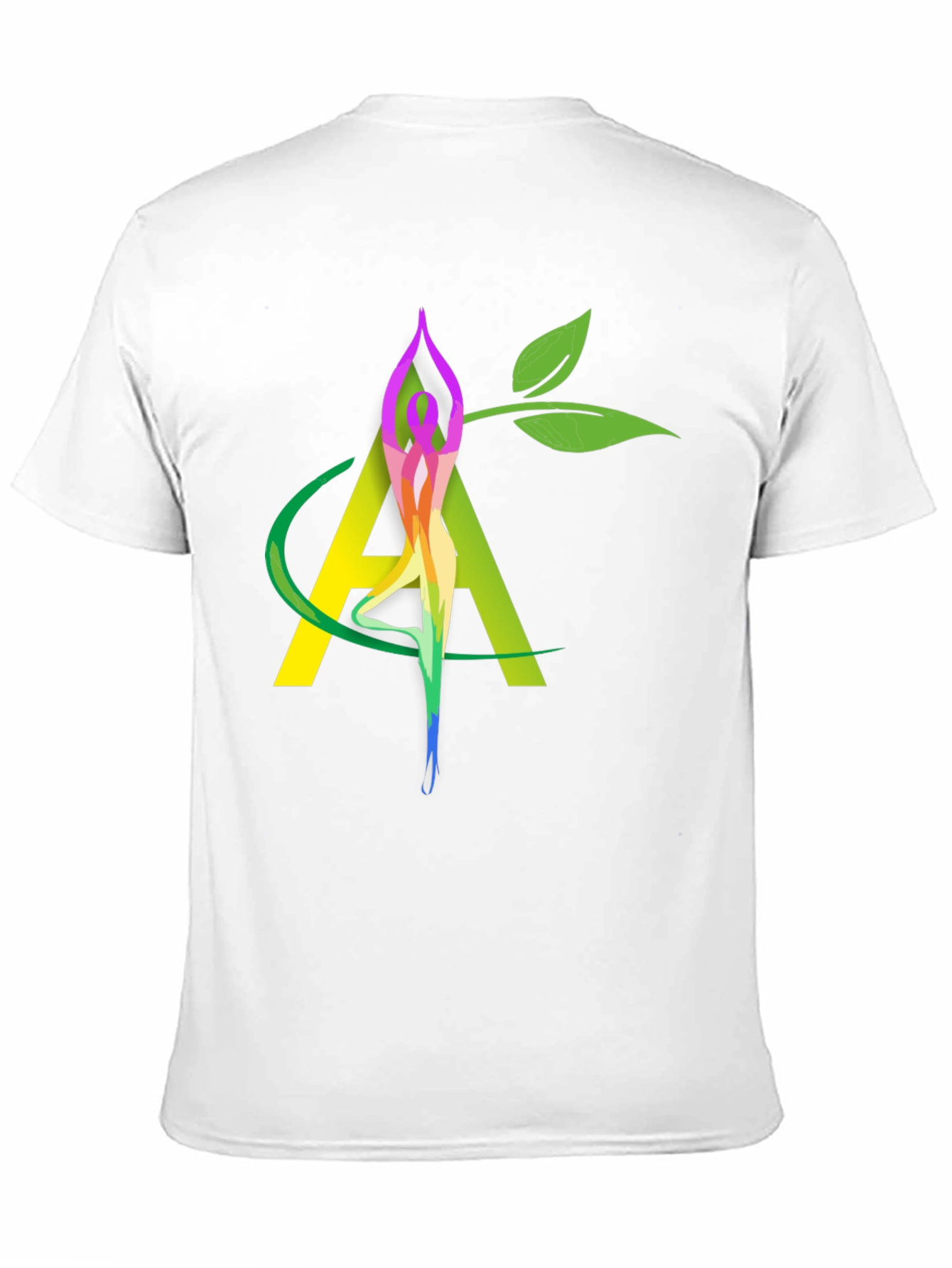 Yoga Nature Black Graphic Tee