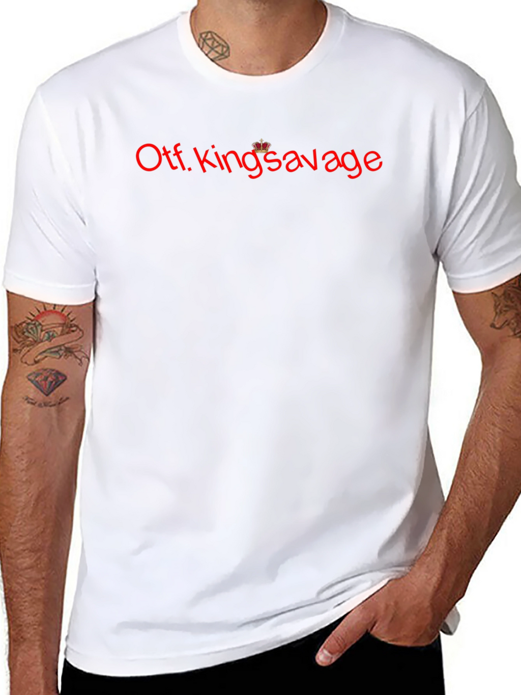 Otf. Kingsavage Graphic Tee - Black