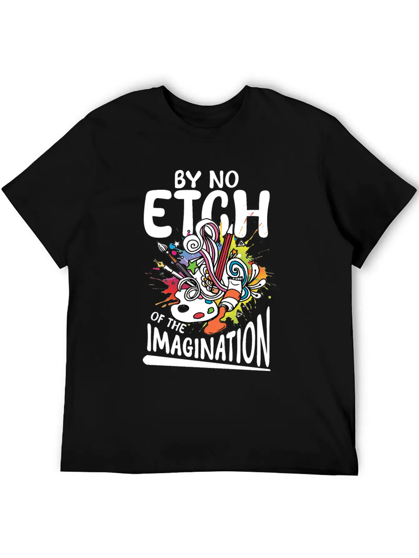 By No Etch Of The Imagination Classic Cotton Tee – Unisex Comfort For Any Season