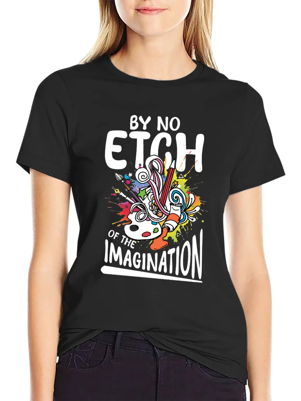 By No Etch Of The Imagination Classic Cotton Tee – Unisex Comfort For Any Season