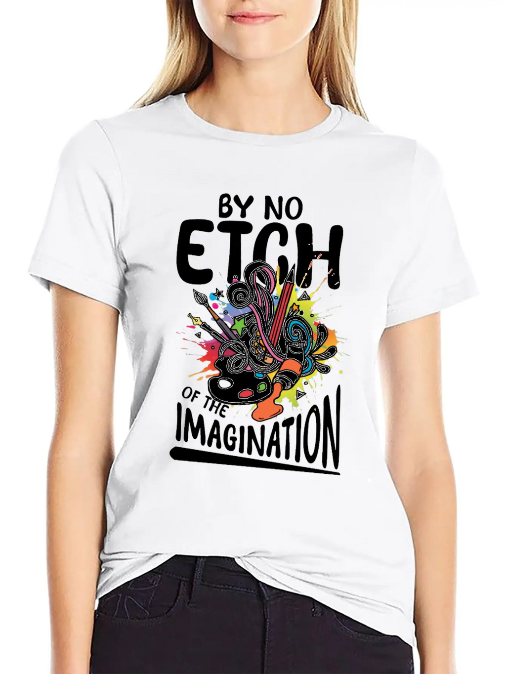 By No Etch Of The Imagination Classic Cotton Tee – Unisex Comfort For Any Season