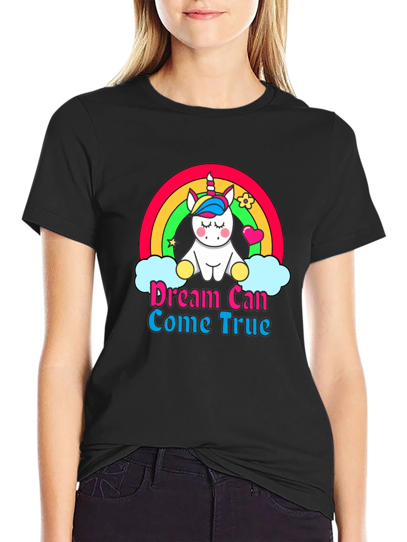Dream Come True Unicorn Graphic Tee