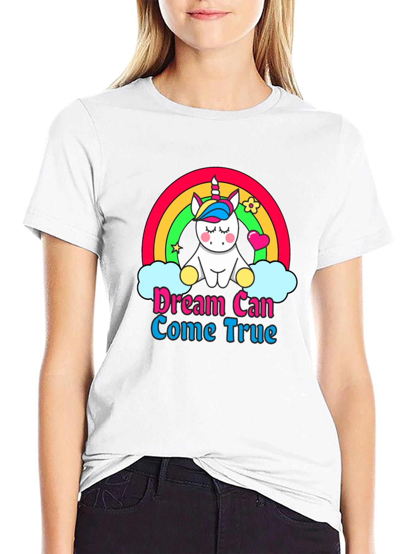 Dream Come True Unicorn Graphic Tee